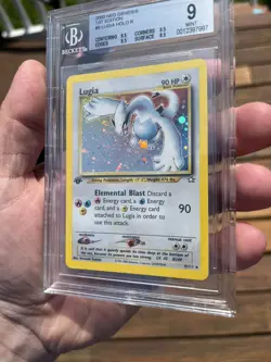 Pokemon Lugia Neo Genesis 1st Edition Holo Rare #9 BGS 9++ Mint - Image 4
