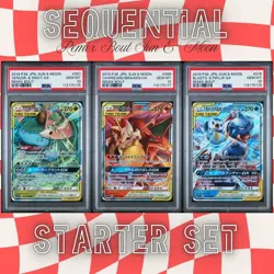 PSA 10 Sequential Cert Venusaur Charizard Blastoise Remix Bout Pokemon SM11A GX - Image 1