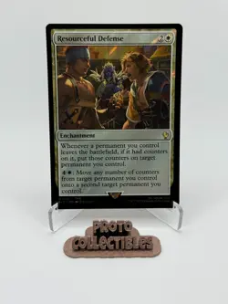 MTG Resourceful Defense (Surge Foil) #251 Final Fantasy FIC - Image 1