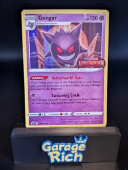 Gengar SWSH241 - Lost Origin Stamp - Black Star Promo SWSH Pokemon TCG NM - Image 1