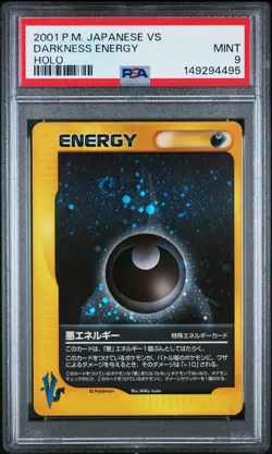 2001 POKEMON JAPANESE VS DARKNESS ENERGY-HOLO PSA 9 - Image 1