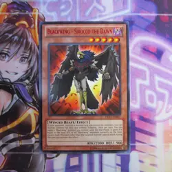 1X BLACKWING - SIROCCO THE DAWN DL17-EN007 RARE (RED) UNLIMITED NM YUGIOH - Image 1