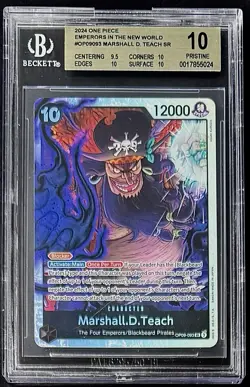 BGS 10 One Piece OP09-093 SR Marshall.D.Teach - English- Emperors the New World - Image 1