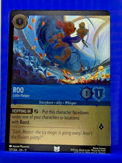 Disney Lorcana-Winterspell-Roo-Little Helper-#137-Cold Foil-M/NM - Image 1
