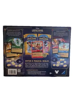 Disney Lorcana Trading Card Game 2 Decks 4 Booster Packs 1 Promo Card Sealed - Image 2