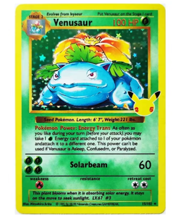 1996 1st Edition Set Charizard Venusaur Blastoise 25th Anniversary Cards - Image 2