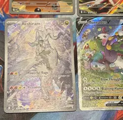 Pokemon TCG Card Lot: Marshadow IR, Ethan’s Typholsion, N’s Reshiram, Torrnadus - Image 2