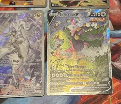 Pokemon TCG Card Lot: Marshadow IR, Ethan’s Typholsion, N’s Reshiram, Torrnadus - Image 3