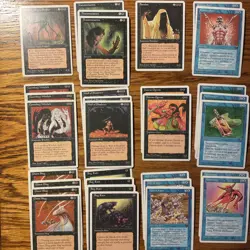 Magic The Gathering Chronicles 95 Card Lot With Legends And Artifacts MTG - Image 2