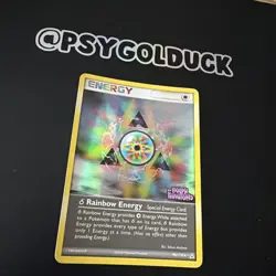 Reverse Holo Delta Rainbow Energy #98 Holon Phantoms Pokemon Card 98/110 E1 - Image 2
