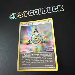 Reverse Holo Delta Rainbow Energy #98 Holon Phantoms Pokemon Card 98/110 E1 - Image 3