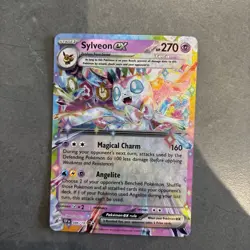 Pokemon - Sylveon ex - 086/191 - SV Surging Sparks - Half Art Card - Image 1