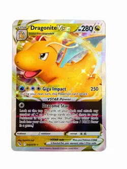 Pokemon Go TCG Dragonite VSTAR Holo Ultra Rare Card 050/078 Dragonite V Mint 💎 - Image 1