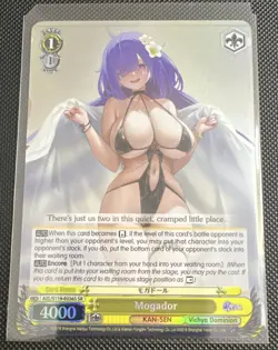 Weiss Schwarz Azur Lane Mogador SR Foil Card AZL/S119-E026S 4000 HP - Image 1