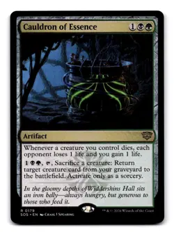 Cauldron of Essence #179 Rare Secrets of Strixhaven Magic: The Gathering NM - Image 1