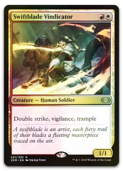 Swiftblade Vindicator #221 (Foil) (NM) Double Masters 2XM Magic MTG - Image 1