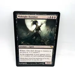 Midnight Banshee 72 Rare Shadowmoor Magic: The Gathering Lightly Played - Image 1