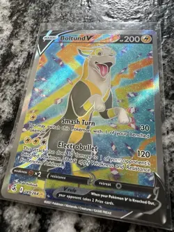 Pokemon TCG Boltund v Fusion Strike Holo Card 249/264 Full Art Ultra Rare - Image 2