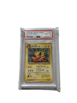 PSA 8 Jolteon 1996 Japanese Jungle Holo #135 – WOTC Era – Vintage Pokemon – NM-M - Image 1