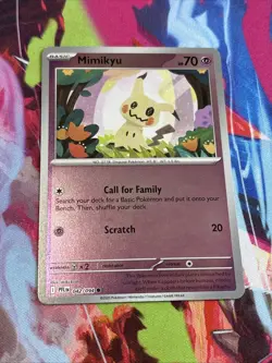 Pokemon Phantasmal Flames #42/94 Mimikyu Reverse Holo - Image 1