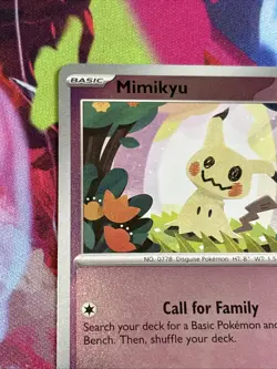 Pokemon Phantasmal Flames #42/94 Mimikyu Reverse Holo - Image 2