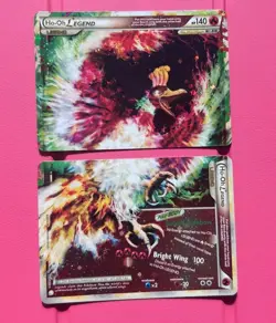 HO-OH LEGEND 111/123 & 112/123 LEGEND HEARTGOLD & SOULSILVER Top & Bottom - Image 2