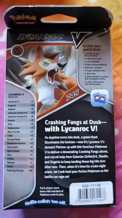 Pokemon TCG 10 Battle Deck Lycanroc V Brand New, Factory Sealed Unopened 10 🔥 - Image 4
