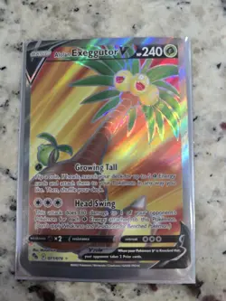 Alolan Exeggutor V 071/078 Pokemon GO Ultra Rare Full Art Holo Pokemon TCG NM/M - Image 1