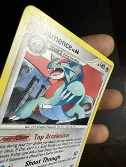 Pokemon Salamence 8/99 Holo Rare Arceus Card LP - Image 3