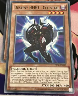 Destiny HERO - Celestial OP18-EN017 Yugioh TCG Card - Image 1