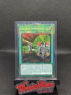 Urgent Schedule Starlight Rare RA05-EN064 1st Ed Yu-Gi-Oh! - Image 1
