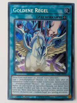 Goldene Regel BLMR-DE035 Secret Rare Deutsch NM YUGIOH - Image 1