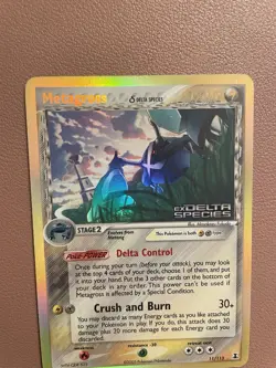 Metagross 11/113 EX Delta Species Stamped Reverse Holo Pokemon Card - Image 2