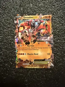 Groudon EX - 85/160 - Pokemon Primal Clash XY Ultra Rare Card - Image 1