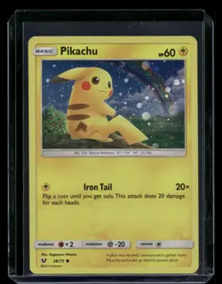 Pikachu 028/073 - Cosmos Holo Promo Shining Legends Pokemon Card - NM/M - Image 1