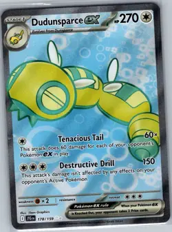 Dudunsparce ex 178/159 SV09: Journey Together - Pokemon Card - NM - Image 1