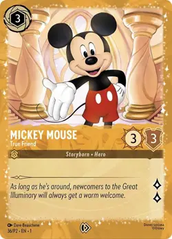 Mickey Mouse - True Friend (Puzzle Promo) (36) [Promo Cards] Near Mint Holofoil - Image 1