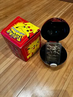 1999 Burger King Pikachu 23k Gold Plated Card w/ Box - Image 4