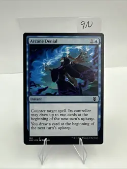MTG Arcane Denial Magic: The Gathering Commander: Innistrad: Crimson Vow #102 - Image 3