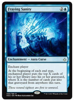 mtg magic Fraying Sanity ENGLISH FRENCH lucidite effilochee hour devastation - Image 1