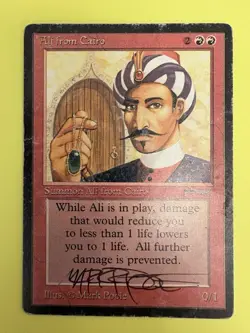 MTG Ali From Cairo Arabian Nights Signed - Image 1