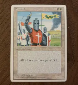 Magic: The Gathering - CRUSADE 4th Edition NM (Crisp) - Image 1