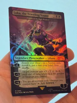 1X FOIL Luka, the Traveling Sound BORDERLESS MINT MTG Magic Hatsune Miku SLD - Image 3