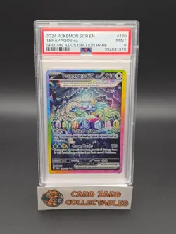 2024 POKEMON SCR EN-STELLAR CROWN SPECIAL ILLUSTRATION RARE TERAPAGOS EX PSA 9 - Image 1
