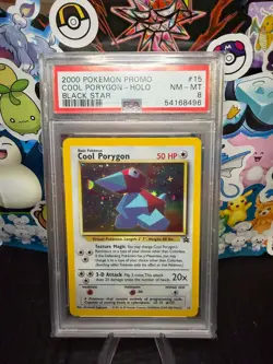 Cool Porygon 15 - Cosmos Holo - PSA 8 - NM-MT - Pokemon TCG - Image 1