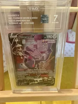 GENESECT V 2021 POKEMON SWORD & SHIELD #255/264 TAG NM 7 - Image 4