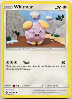 Whismur 117/168 Common Celestial Storm Pokemon Lightly Played - Image 1