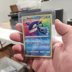 Pokemon TCG Kyogre 021/072 Rainbow Holo Shining Fates Playset NM - Image 2