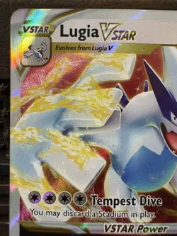 Pokemon Lugia VSTAR 139/195 Silver Tempest Ultra Rare Holo NM - Image 2