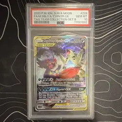 Mega Sableye & Tyranitar IDN GX TAG TEAM Full Art Holo Ultra Rare #228 PSA 10 - Image 1